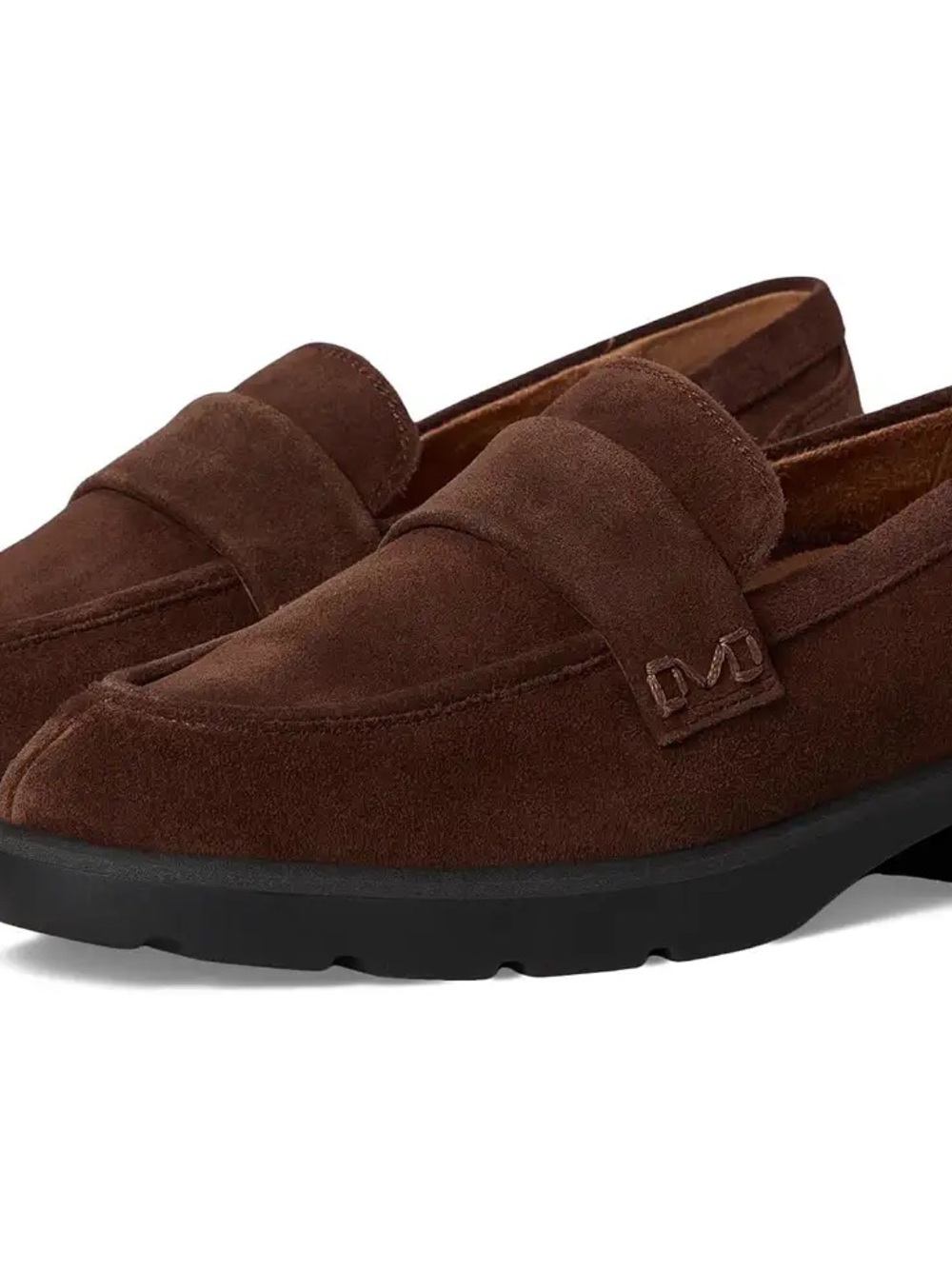 Vionic Cleo Suede Loafers Chocolate Brown Orthotic Slip On Shoes Size 7.5